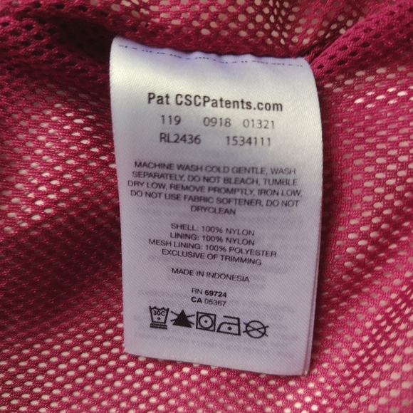 Columbia Raspberry Red Arcadia II Waterproof Rain Jacket - Picture 4 of 5